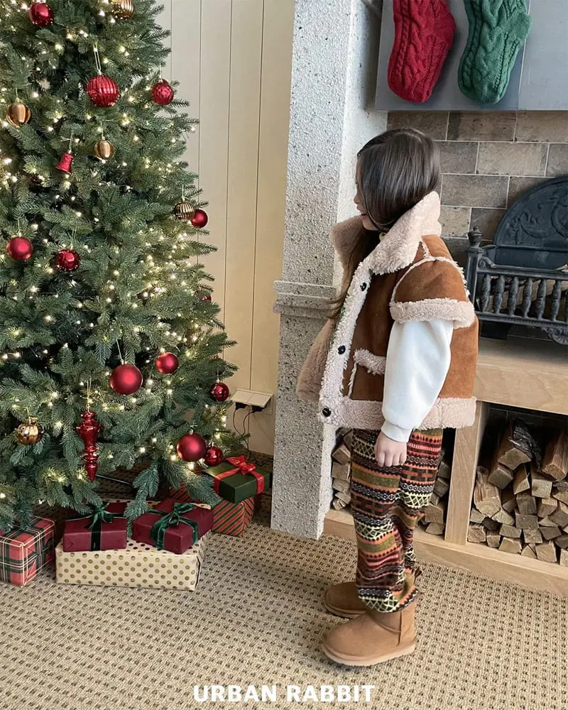 Urban Rabbit - Korean Children Fashion - #Kfashion4kids - Esnic Fleece Pants - 11
