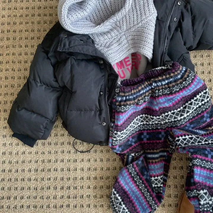 Urban Rabbit - Korean Children Fashion - #kidsshorts - Esnic Fleece Pants - 8