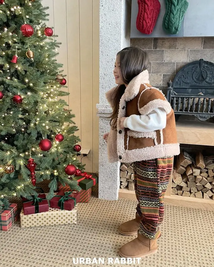 Urban Rabbit - Korean Children Fashion - #littlefashionista - Esnic Fleece Pants - 12