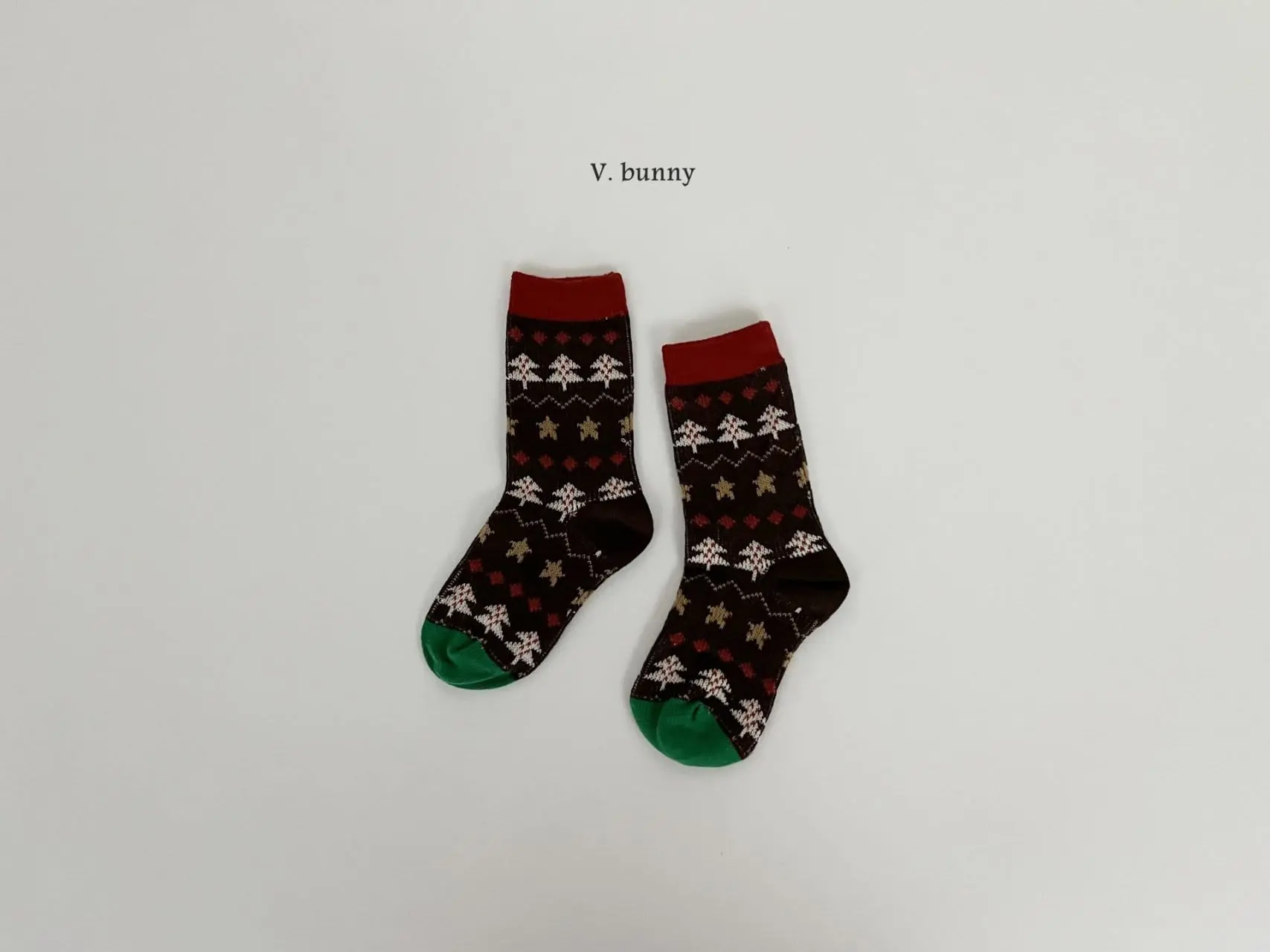 V Bunny - Korean Children Fashion - #discoveringself - Tree Socks Set - 2