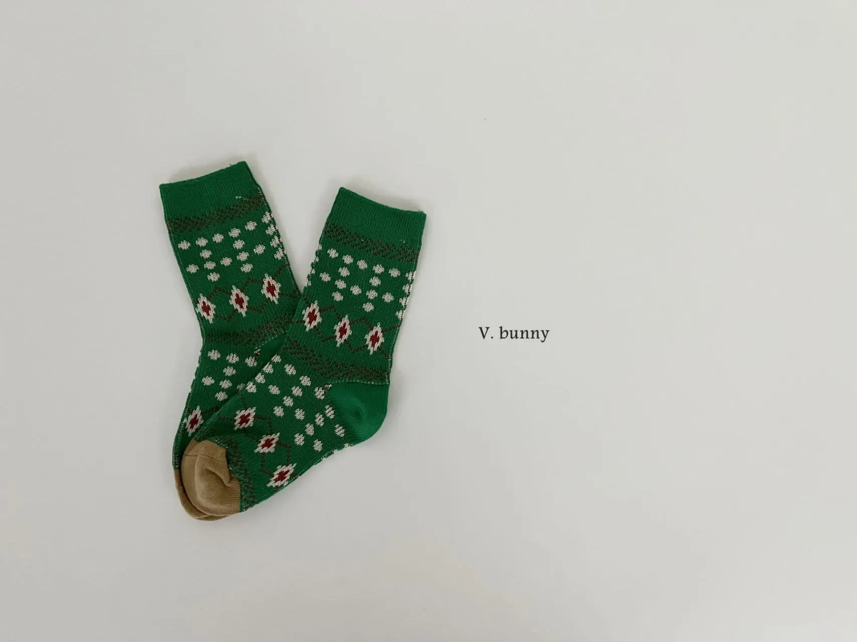 V Bunny - Korean Children Fashion - #fashionkids - Tree Socks Set - 4