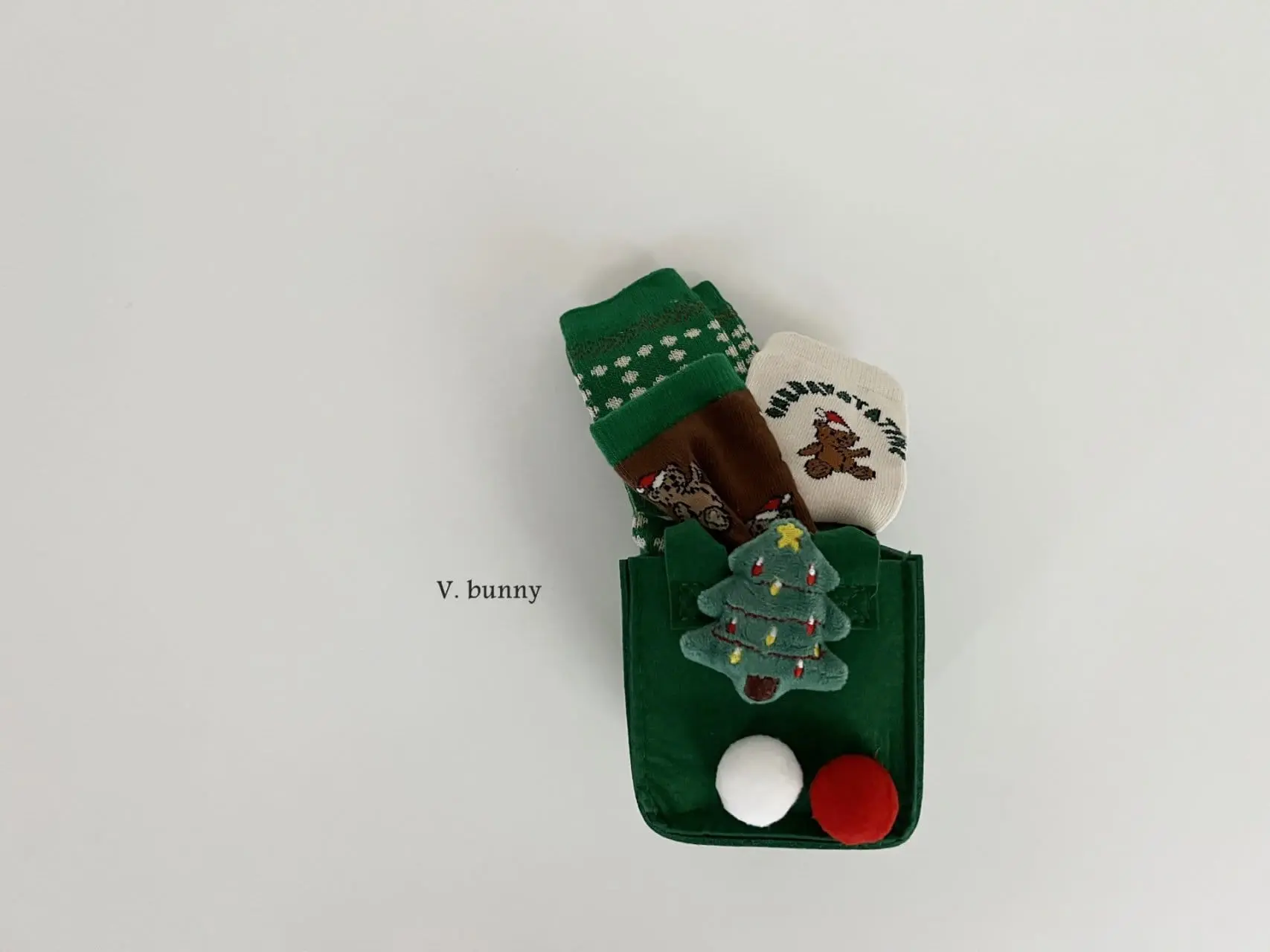 V Bunny - Korean Children Fashion - #kidsshorts - Merry Christmas Present Bag - 2
