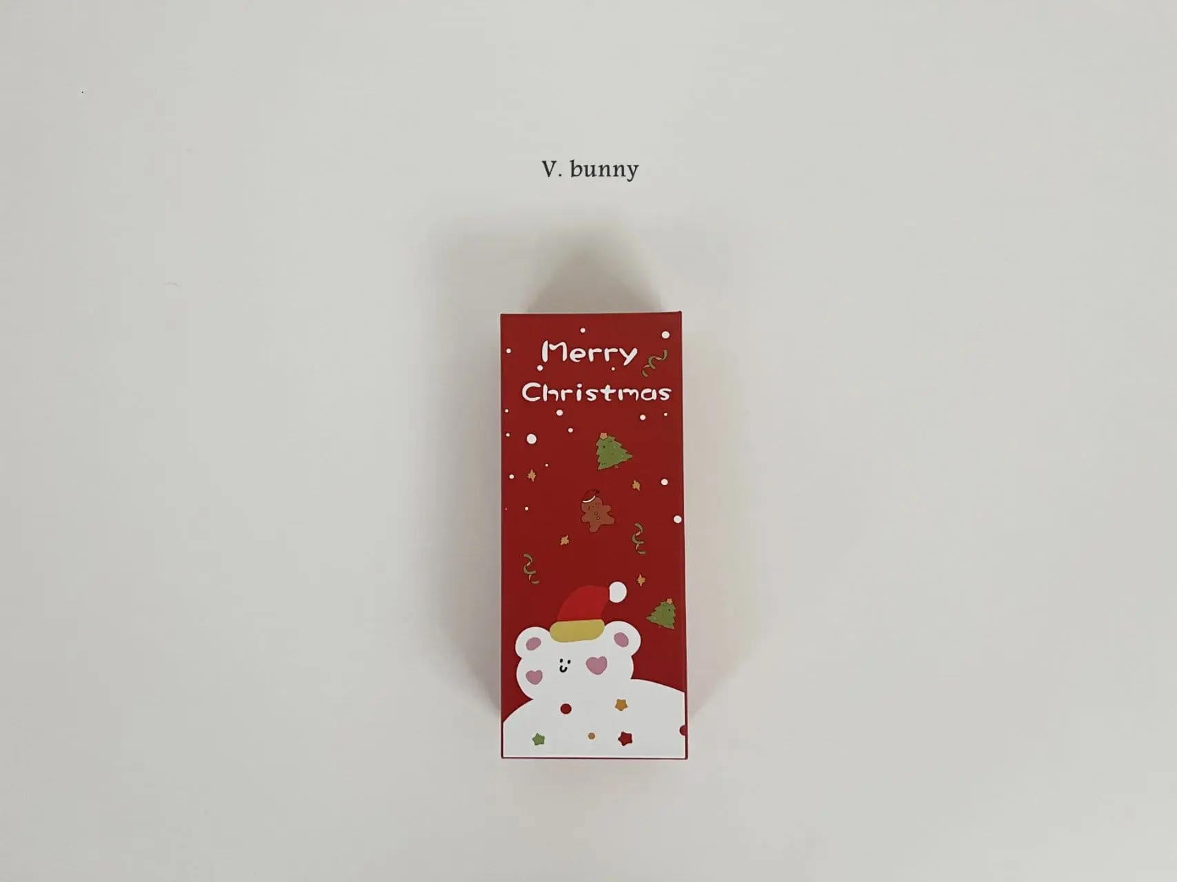 V Bunny - Korean Children Fashion - #minifashionista - Christmas Cone Bear Socks - 11