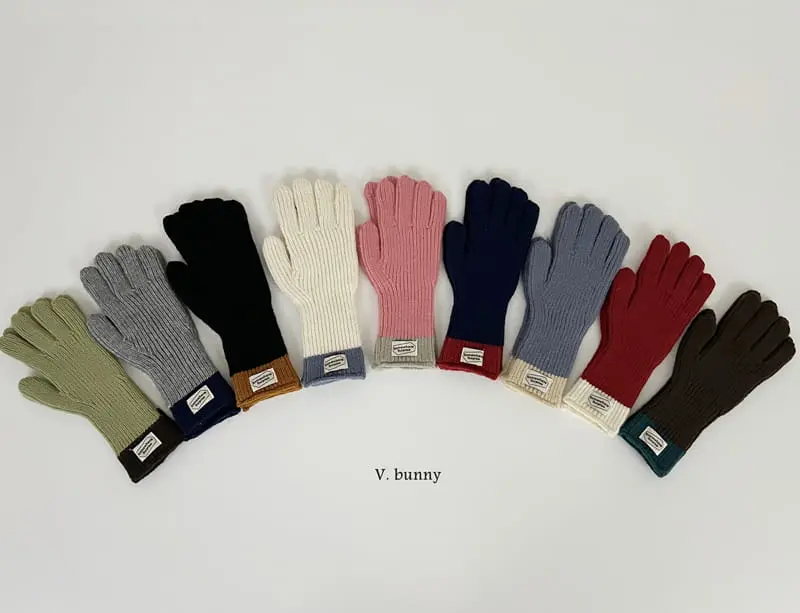 V Bunny - Korean Women Fashion - #womensfashion - Label Gloves With Adult - 6