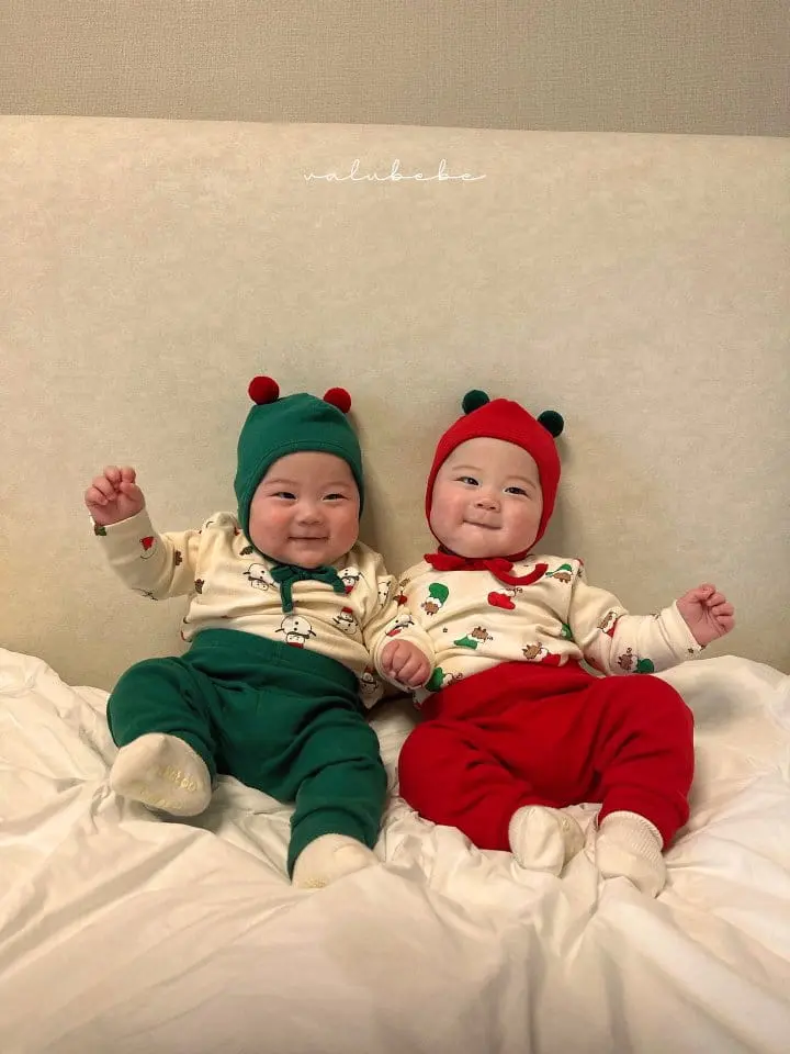 Valu Bebe - Korean Baby Fashion - #babyfashion - Xmas Bell Bonnet - 7