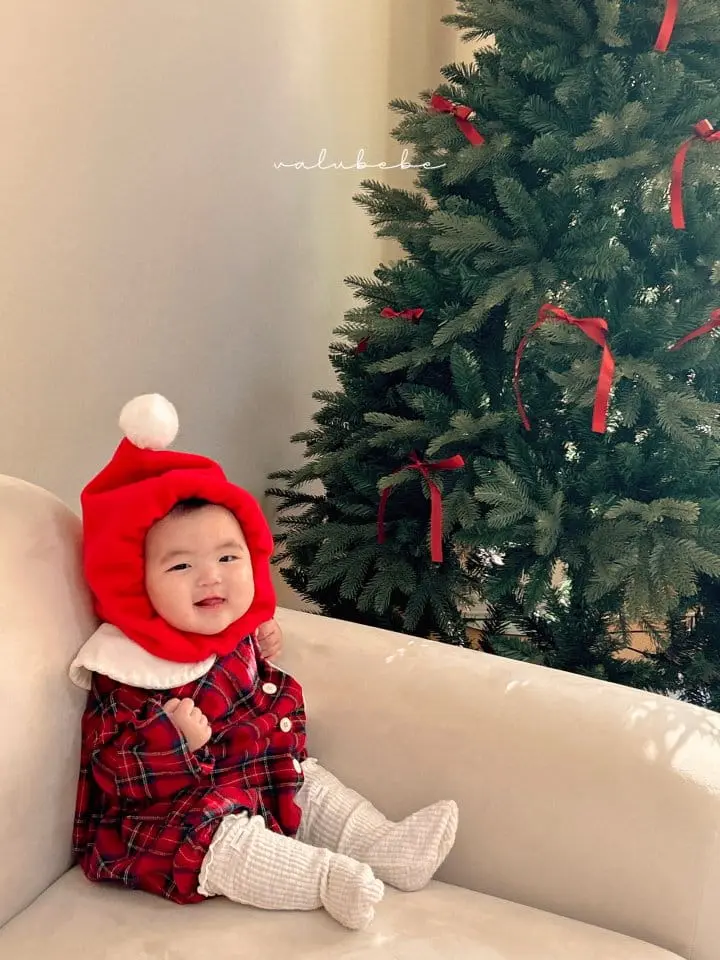 Valu Bebe - Korean Baby Fashion - #onlinebabyshop - Santa Bell Hat - 6