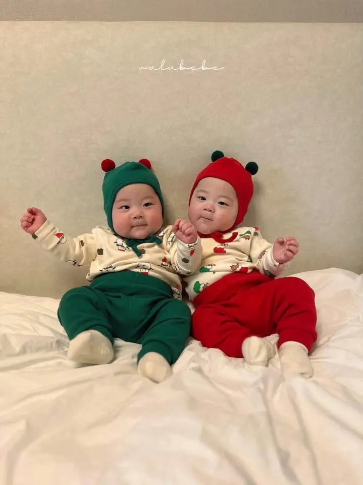 Valu Bebe - Korean Baby Fashion - #smilingbaby - Xmas Bell Bonnet - 3