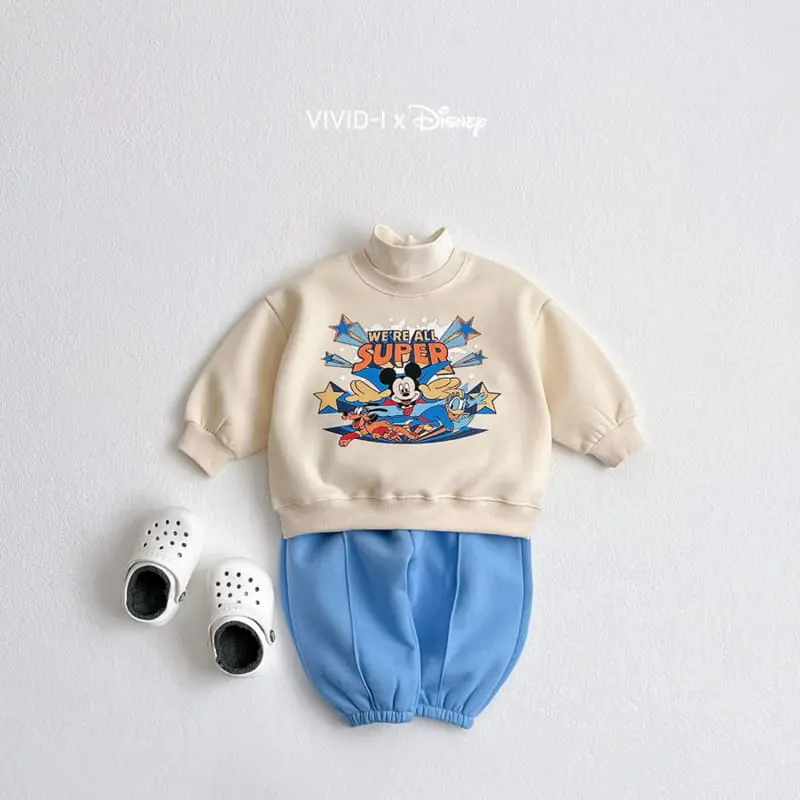 Vivid I - Korean Children Fashion - #kidzfashiontrend - D Super Man Top Bottom Set - 4