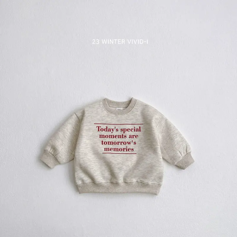 Vivid I - Korean Children Fashion - #childofig - Lettering Sweatshirt - 2