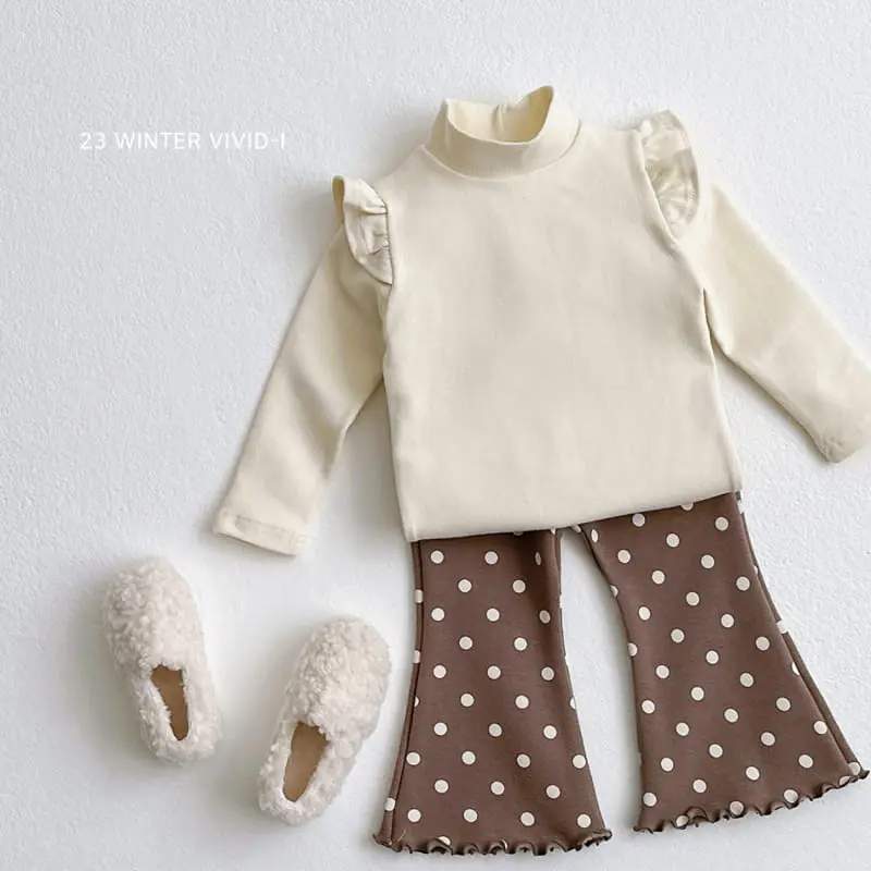 Vivid I - Korean Children Fashion - #childofig - Half Turtleneck Tee - 10
