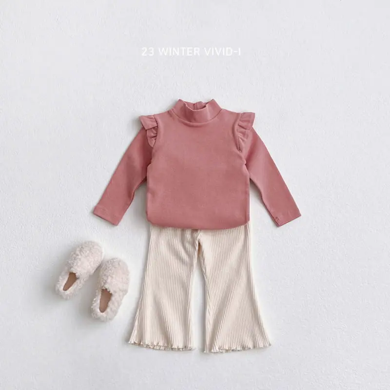 Vivid I - Korean Children Fashion - #childrensboutique - Half Turtleneck Tee - 12