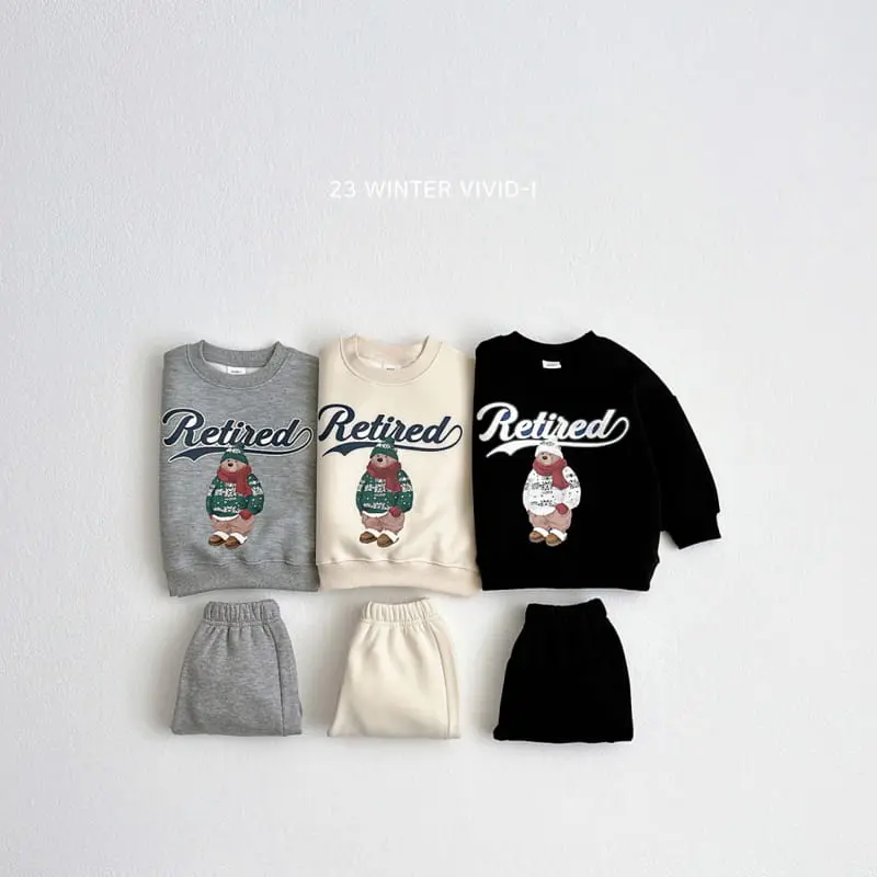 Vivid I - Korean Children Fashion - #designkidswear - Nordic Top Bottom SET - 6