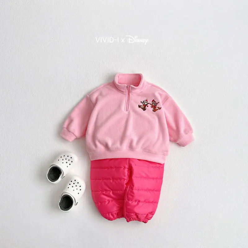 Vivid I - Korean Children Fashion - #kidsshorts - D Fleece Anorak Top Bottom Set - 5