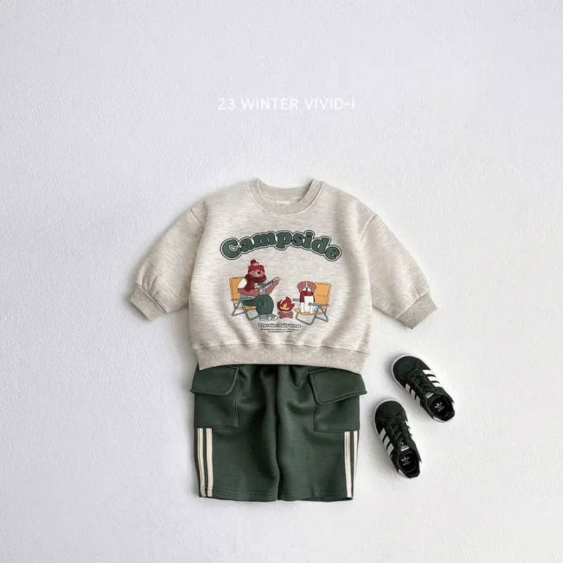 Vivid I - Korean Children Fashion - #kidsshorts - Camp Fire Sweatshirt - 5