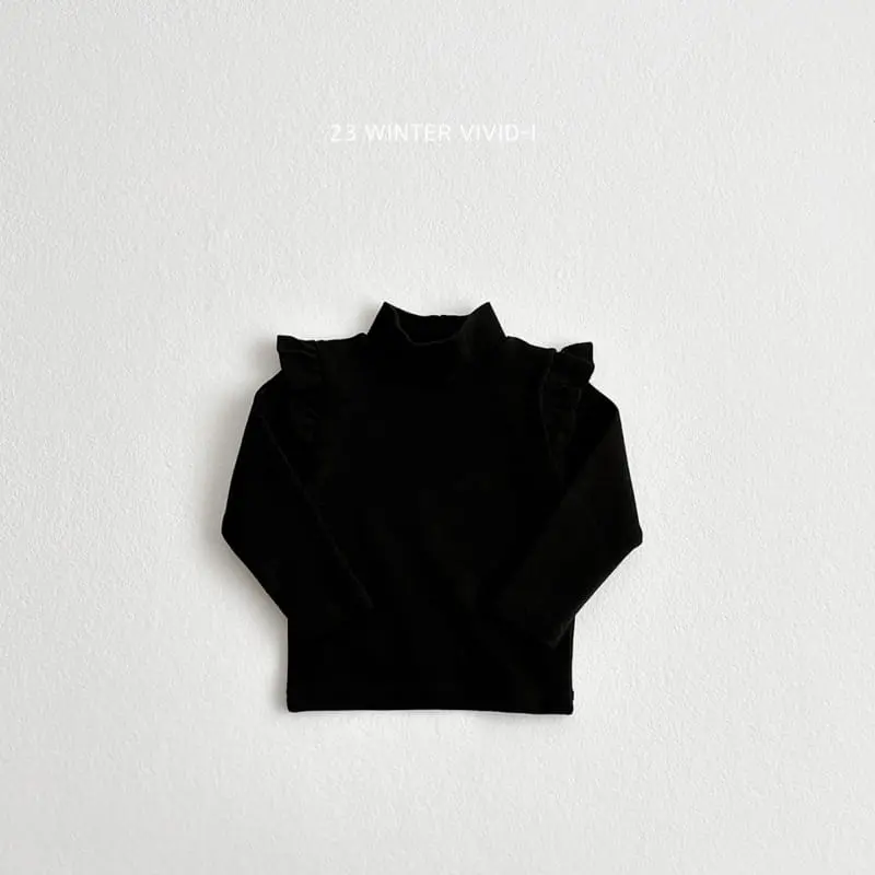 Vivid I - Korean Children Fashion - #kidsstore - Half Turtleneck Tee - 3