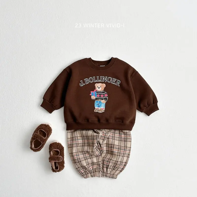 Vivid I - Korean Children Fashion - #littlefashionista - Check Pants