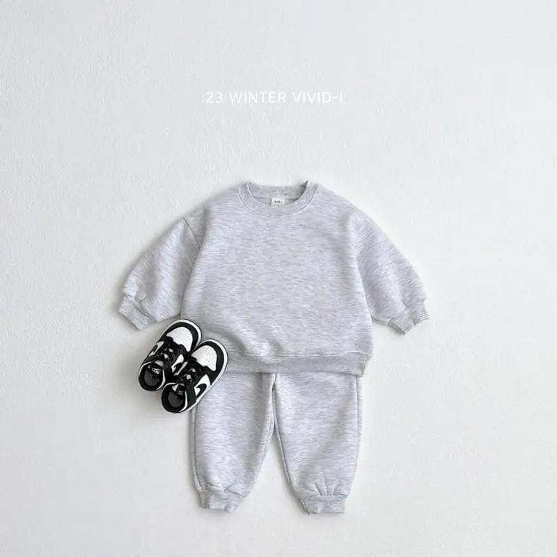 Vivid I - Korean Children Fashion - #Kfashion4kids - Winter Top Bottom Set - 4