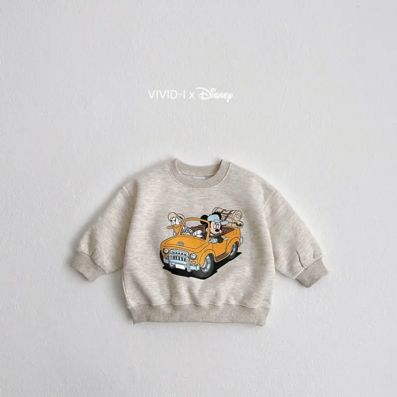 Vivid I - Korean Children Fashion - #magicofchildhood - D Car Sweatshirt - 2