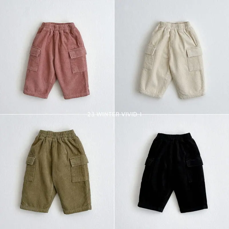 Vivid I - Korean Children Fashion - #minifashionista - Corduroy Pants