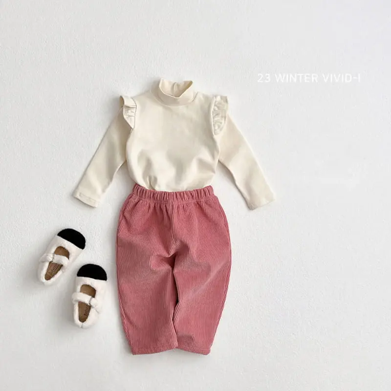 Vivid I - Korean Children Fashion - #minifashionista - Half Turtleneck Tee - 8