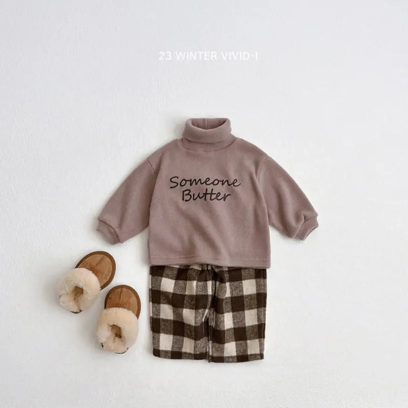 Vivid I - Korean Children Fashion - #stylishchildhood - Bear Check Pants - 8