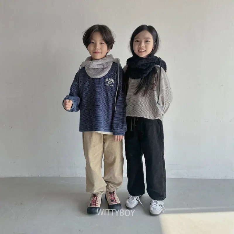Witty Boy - Korean Children Fashion - #childrensboutique - Momo Corduroy Pants - 10