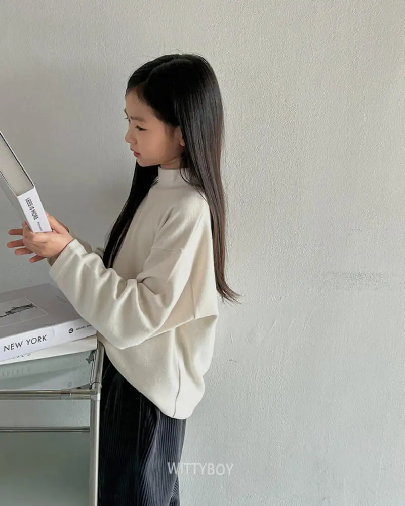 Witty Boy - Korean Children Fashion - #fashionkids - Wendy Half Turtleneck Tee