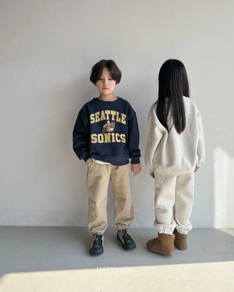 Witty Boy - Korean Children Fashion - #kidsstore - Seatle Sweatshirt - 6