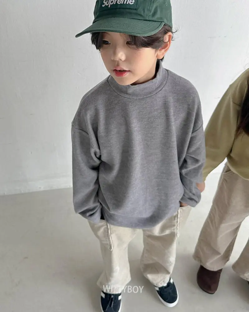 Witty Boy - Korean Children Fashion - #magicofchildhood - Wendy Half Turtleneck Tee - 7
