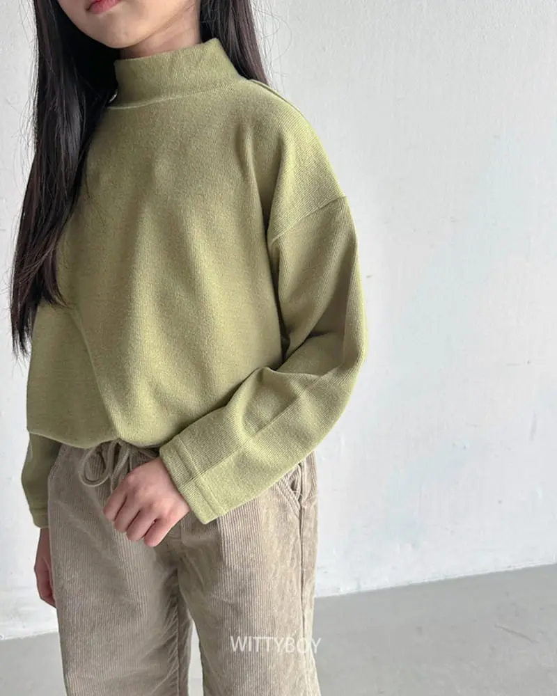 Witty Boy - Korean Children Fashion - #minifashionista - Wendy Half Turtleneck Tee - 8