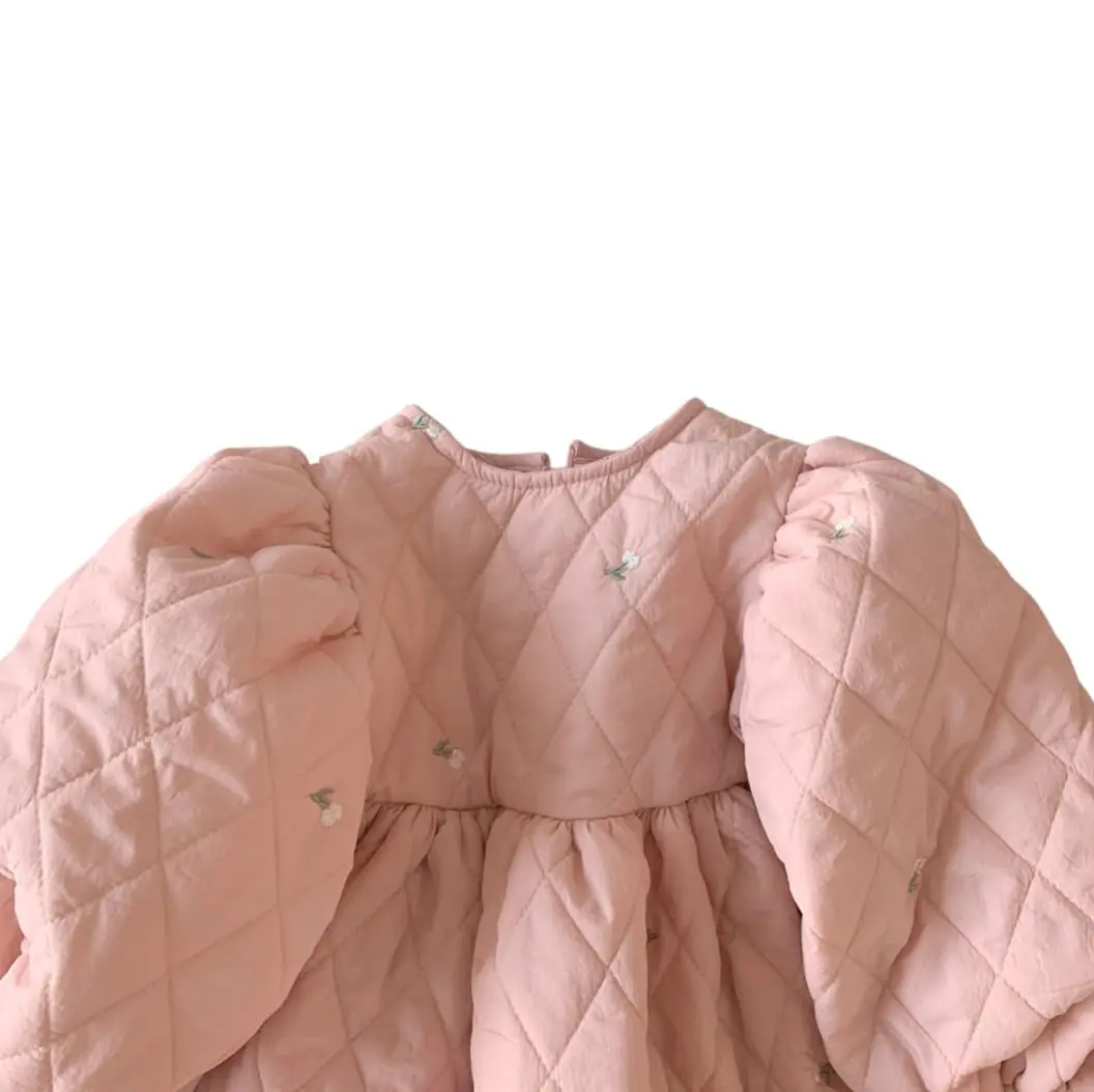 Yellow Factory - Korean Children Fashion - #minifashionista - Miu Padding One-Piece - 7