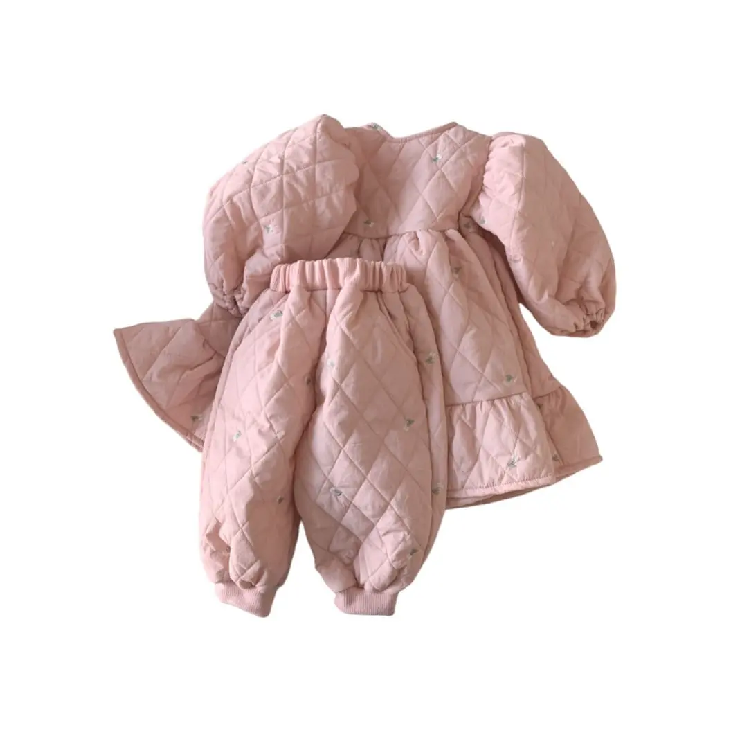 Yellow Factory - Korean Children Fashion - #prettylittlegirls - Miu Padding One-Piece - 8