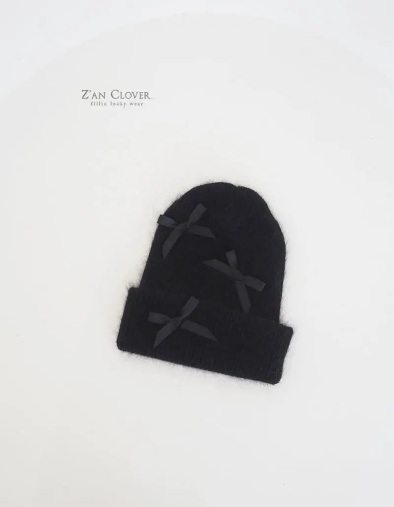 Zan Clover - Korean Children Fashion - #Kfashion4kids - Ribbon Angora Beanie