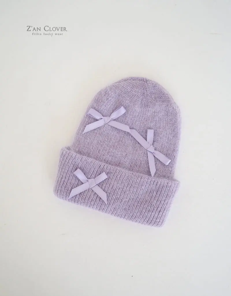 Zan Clover - Korean Children Fashion - #childofig - Ribbon Angora Beanie - 7