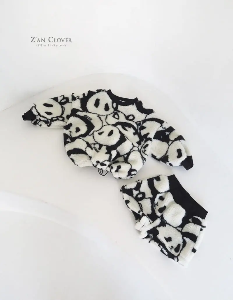 Zan Clover - Korean Children Fashion - #childofig - Pubao Top Bottom Set
