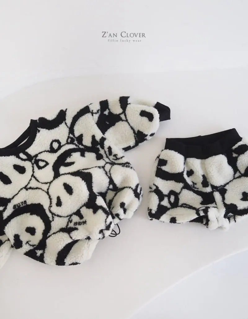 Zan Clover - Korean Children Fashion - #childrensboutique - Pubao Top Bottom Set - 3