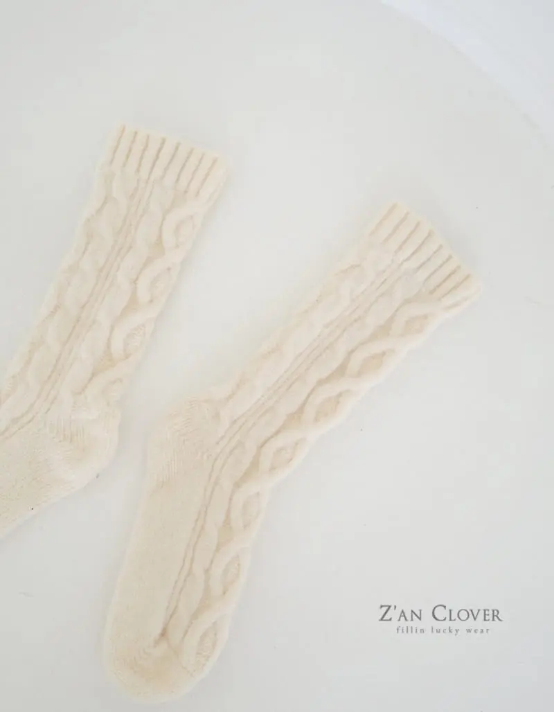 Zan Clover - Korean Children Fashion - #fashionkids - Twist Socks - 3