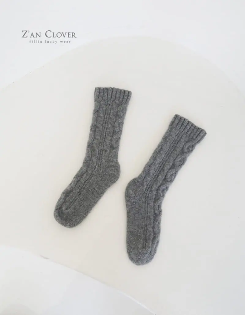 Zan Clover - Korean Children Fashion - #fashionkids - Twist Socks - 4