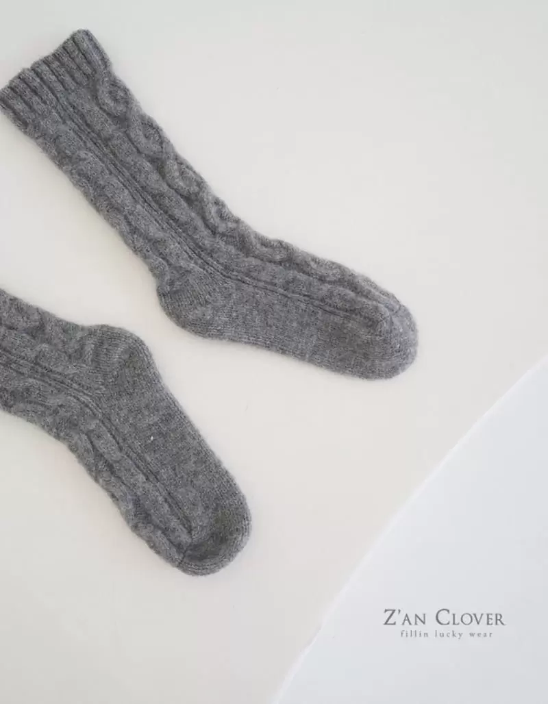 Zan Clover - Korean Children Fashion - #kidzfashiontrend - Twist Socks - 6