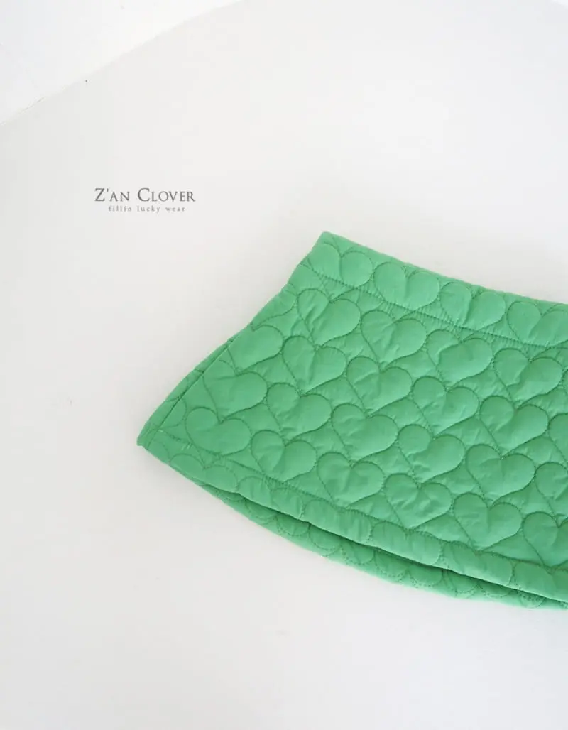 Zan Clover - Korean Children Fashion - #littlefashionista - Heart Quilting Skirt - 5