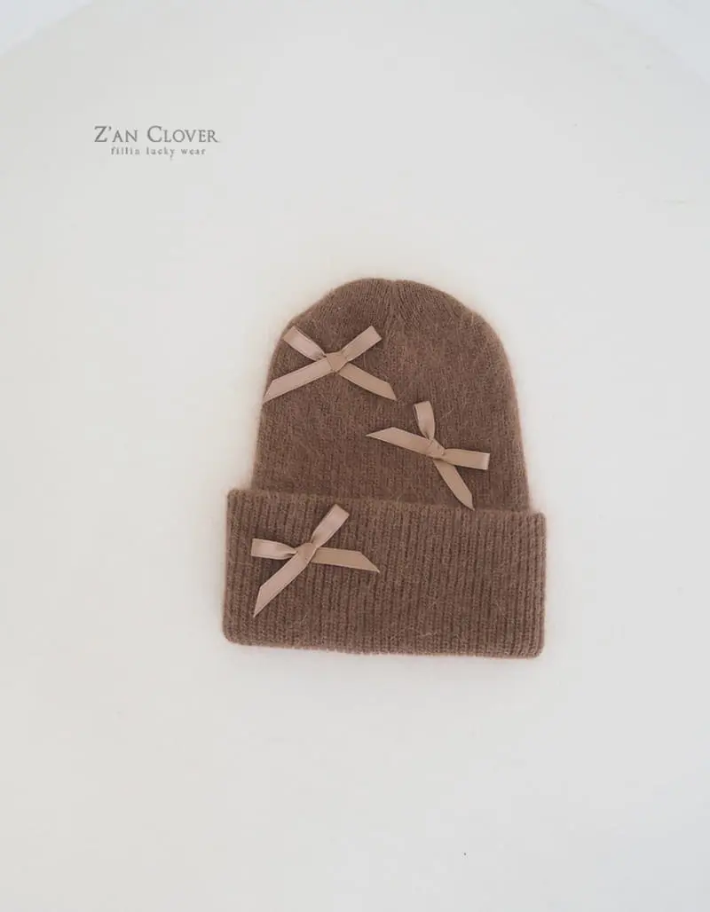 Zan Clover - Korean Children Fashion - #magicofchildhood - Ribbon Angora Beanie - 3
