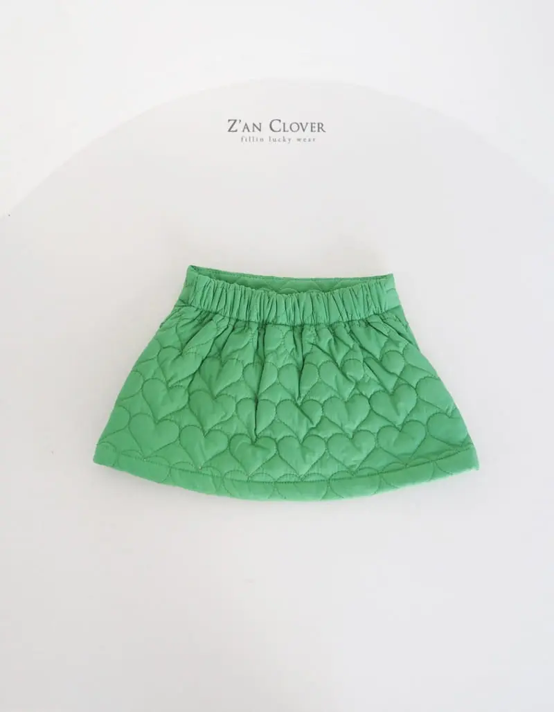 Zan Clover - Korean Children Fashion - #magicofchildhood - Heart Quilting Skirt - 6