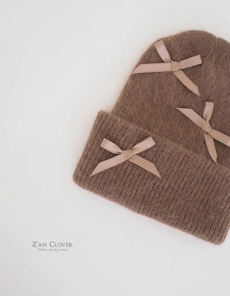 Zan Clover - Korean Children Fashion - #magicofchildhood - Ribbon Angora Beanie - 4
