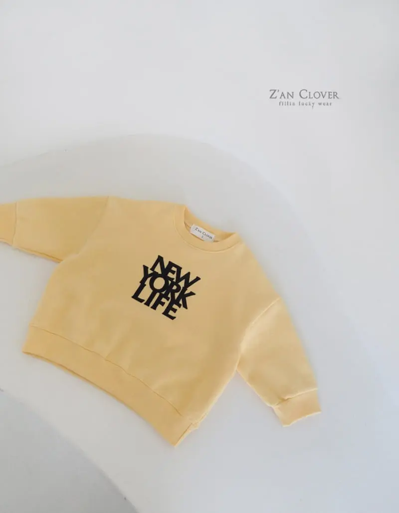 Zan Clover - Korean Children Fashion - #minifashionista - New York Sweatshirt - 2