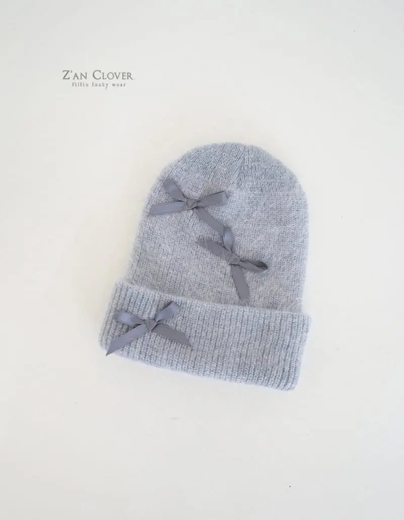 Zan Clover - Korean Children Fashion - #prettylittlegirls - Ribbon Angora Beanie - 5