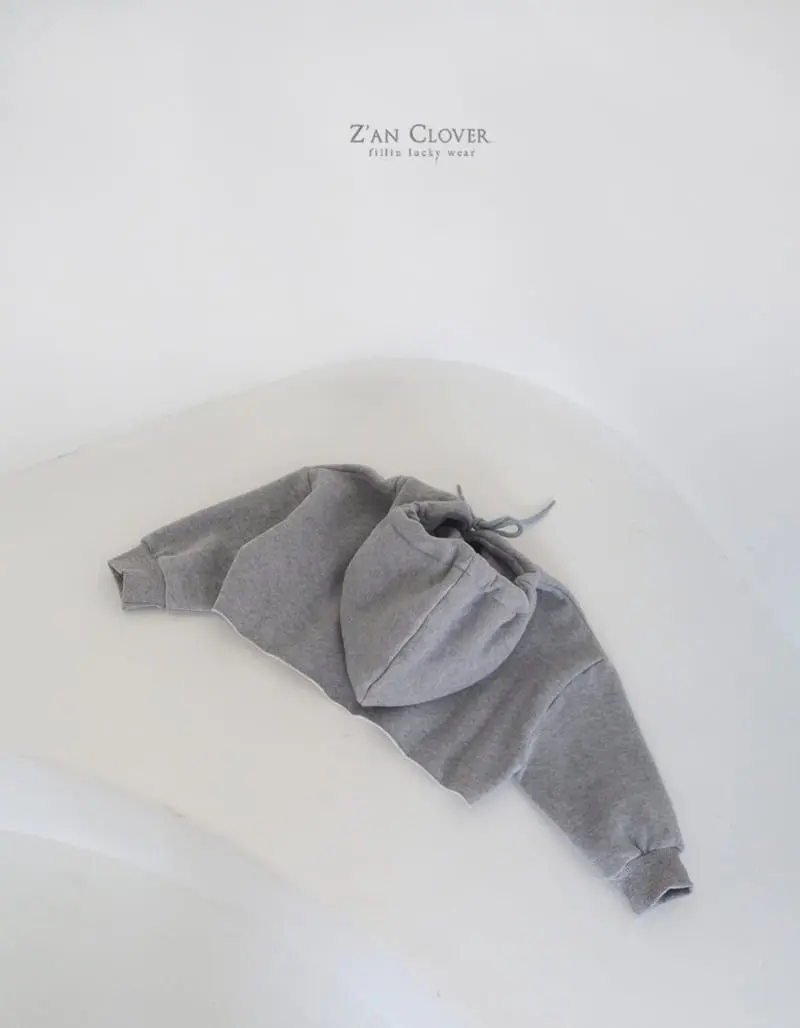 Zan Clover - Korean Children Fashion - #toddlerclothing - Callifornia Short Hoody - 6