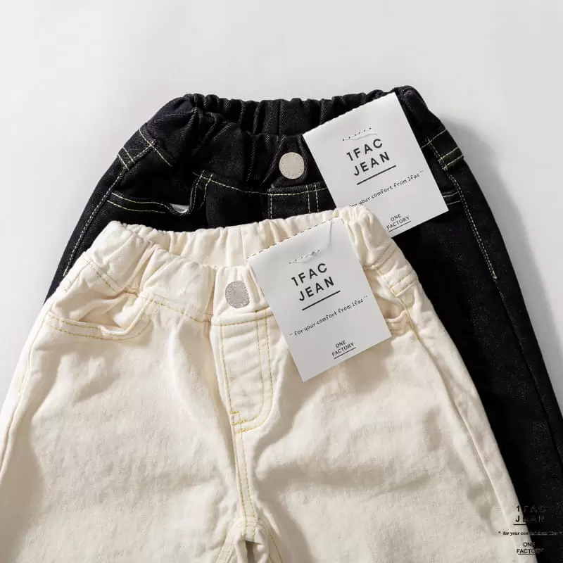 1 Fac - Korean Children Fashion - #fashionkids - Gold Stich Wide Fleece Pants - 10
