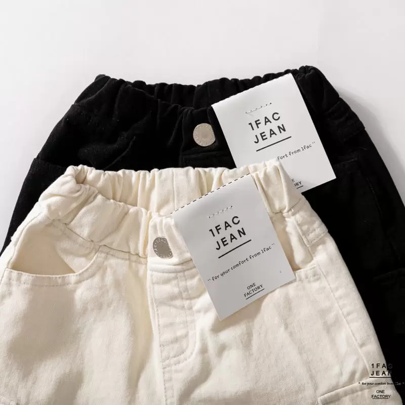 1 Fac - Korean Children Fashion - #kidsshorts - Cargo Pocket Wide C Pants