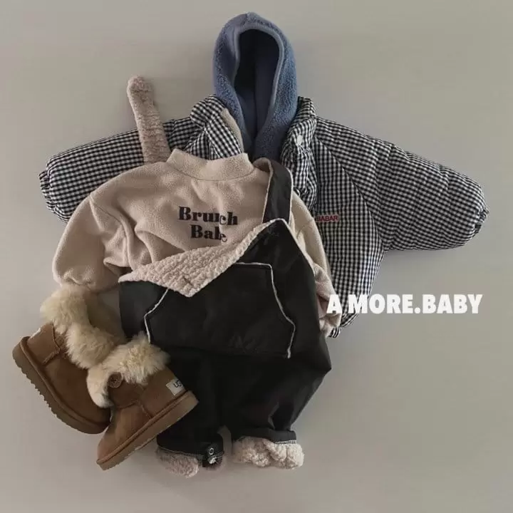 A More - Korean Baby Fashion - #babyootd - An Butter Dungarees