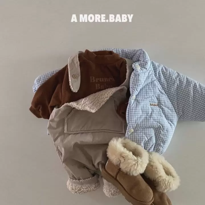 A More - Korean Baby Fashion - #babyoutfit - An Butter Dungarees - 2
